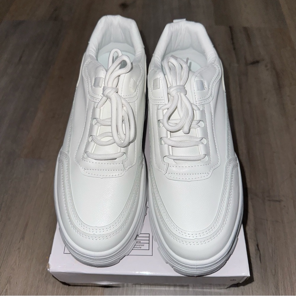 White sneakers